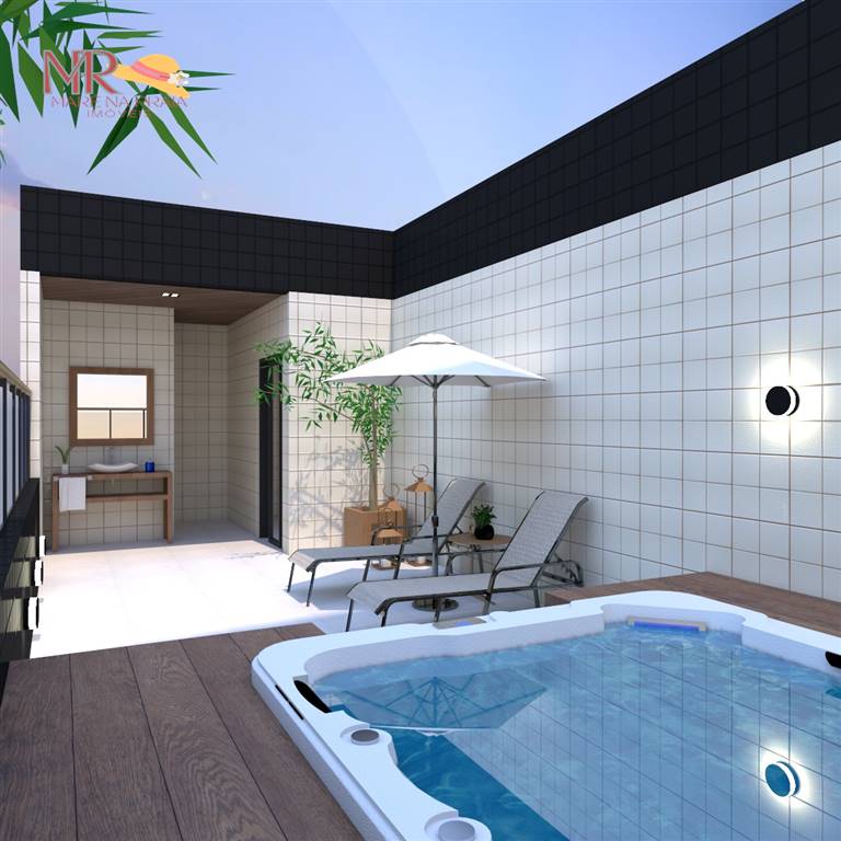 Apartamento com 2 quartos e 64 m² em Vila Guilhermina, Praia Grande