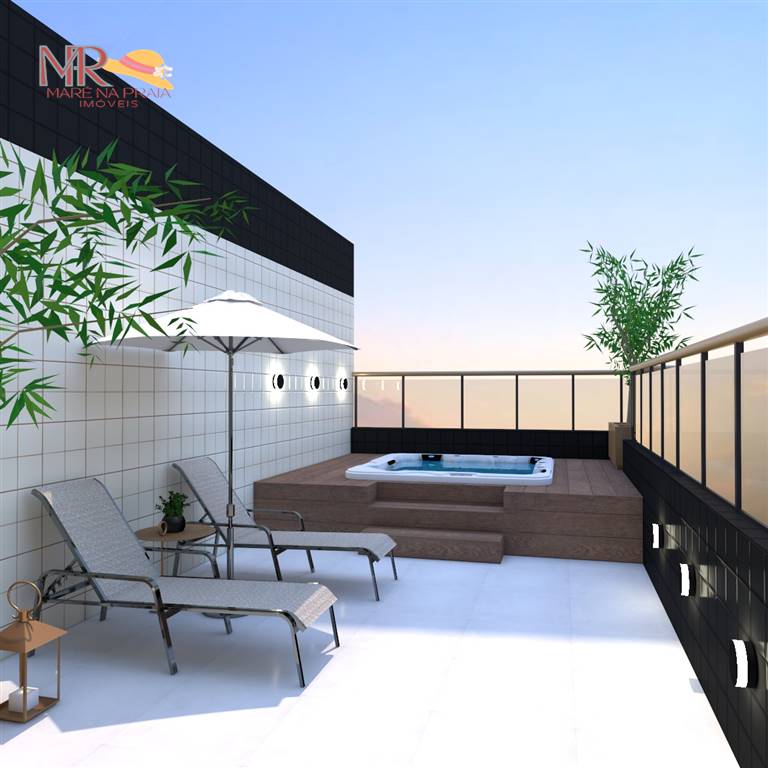 Apartamento com 2 quartos e 64 m² em Vila Guilhermina, Praia Grande