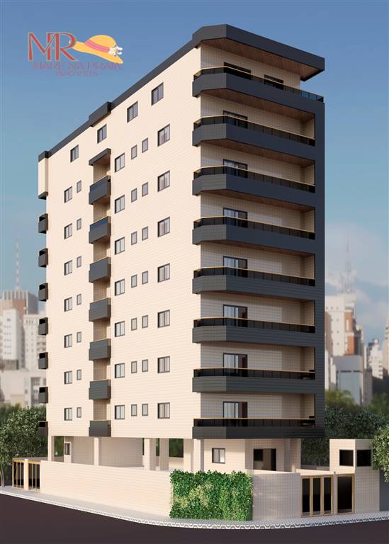 Apartamento com 2 quartos e 64 m² em Vila Guilhermina, Praia Grande