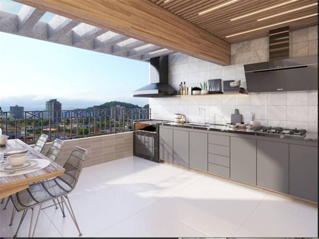 Apartamento com 2 quartos e 87 m² em Canto Do Forte, Praia Grande