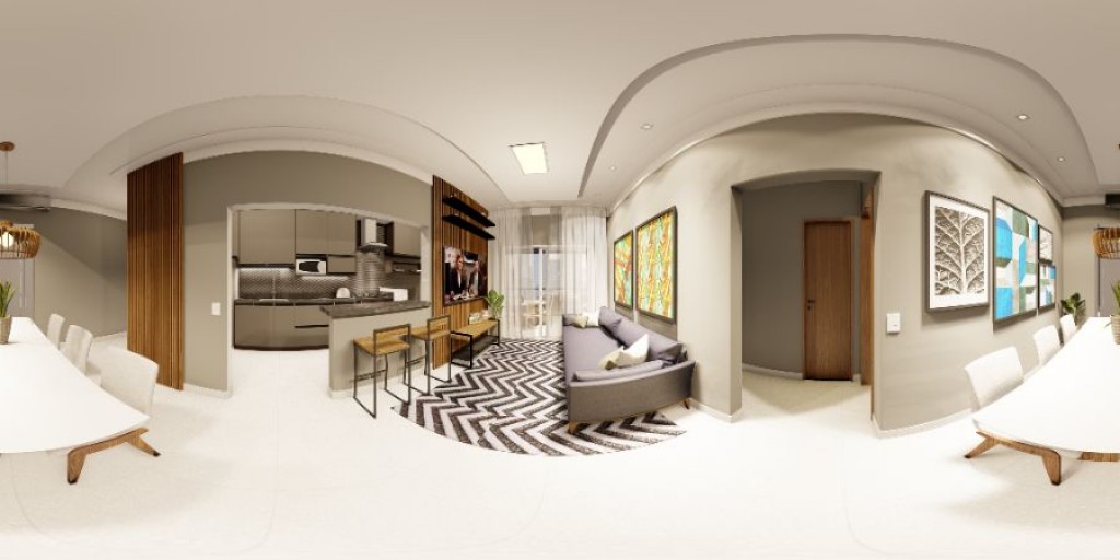Apartamento com 2 quartos e 66 m² em Ocian, Praia Grande