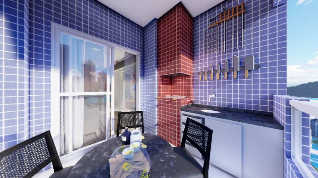 Apartamento com 2 quartos e 66 m² em Ocian, Praia Grande