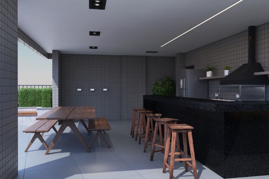 Apartamento com 2 quartos e 74 m² em Ocian, Praia Grande