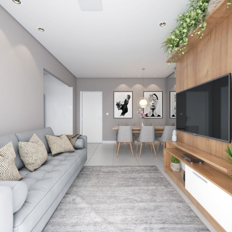 Apartamento com 2 quartos e 74 m² em Ocian, Praia Grande
