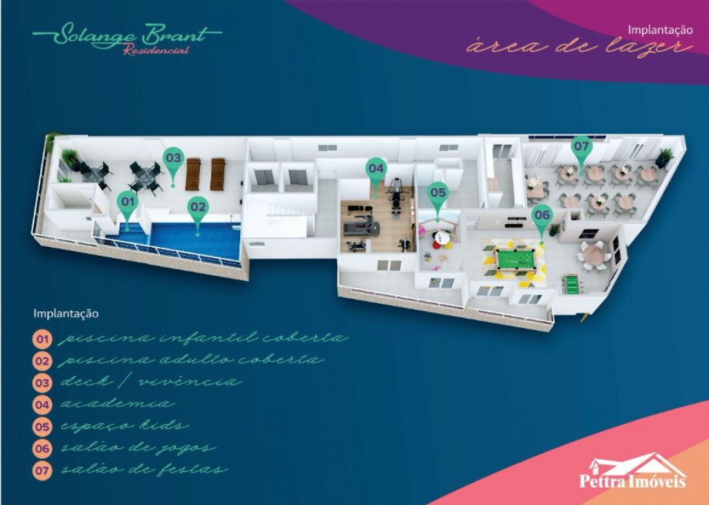 Apartamento com 1 quarto e 42 m² em Ocian, Praia Grande