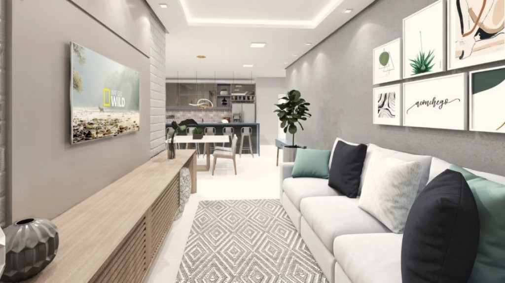 Apartamento com 2 quartos e 79 m² em Ocian, Praia Grande