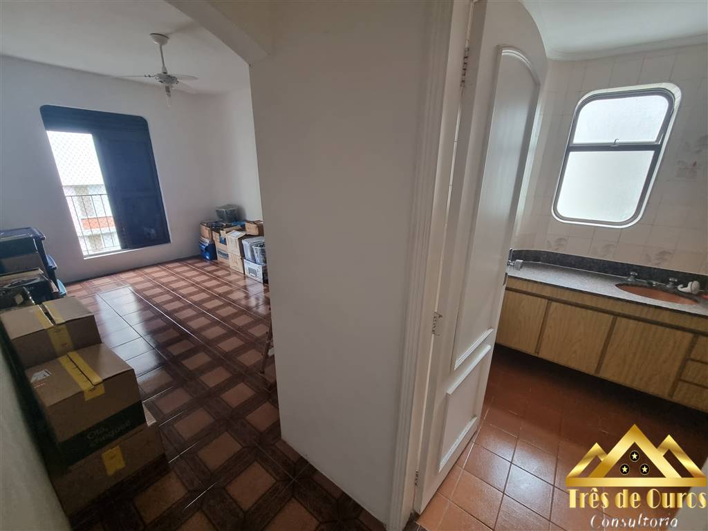 Apartamento com 1 quarto e 70 m² em Gonzaga, Santos