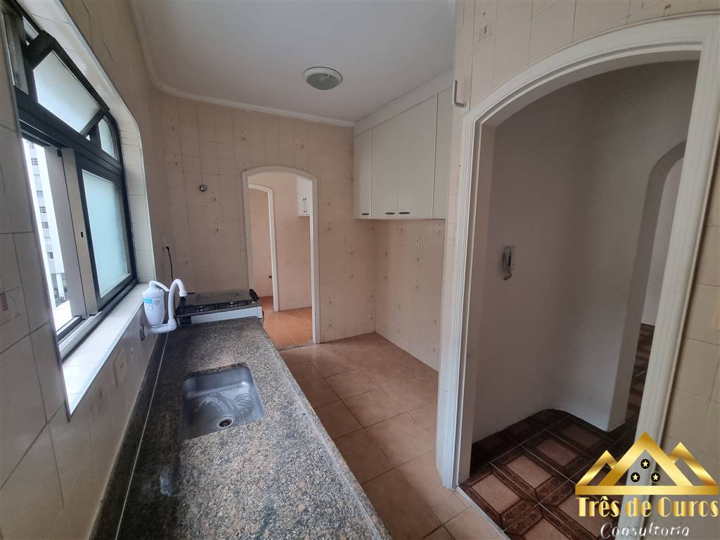 Apartamento com 1 quarto e 70 m² em Gonzaga, Santos