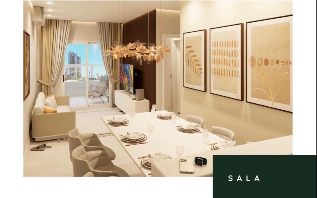 Apartamento com 2 quartos e 62 m² em Aviação, Praia Grande