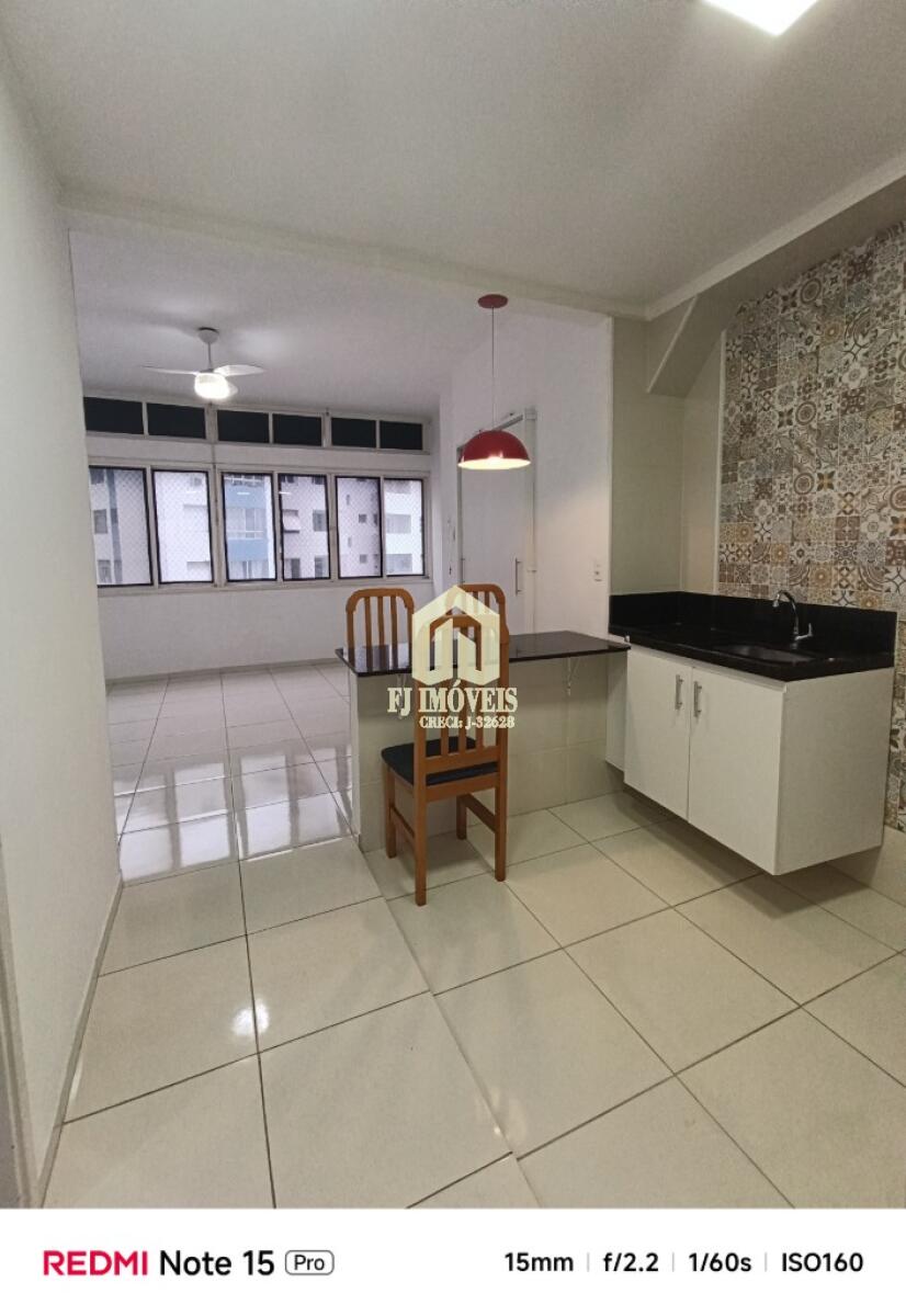 Apartamento com 1 quarto e 32 m² em Centro, São Vicente