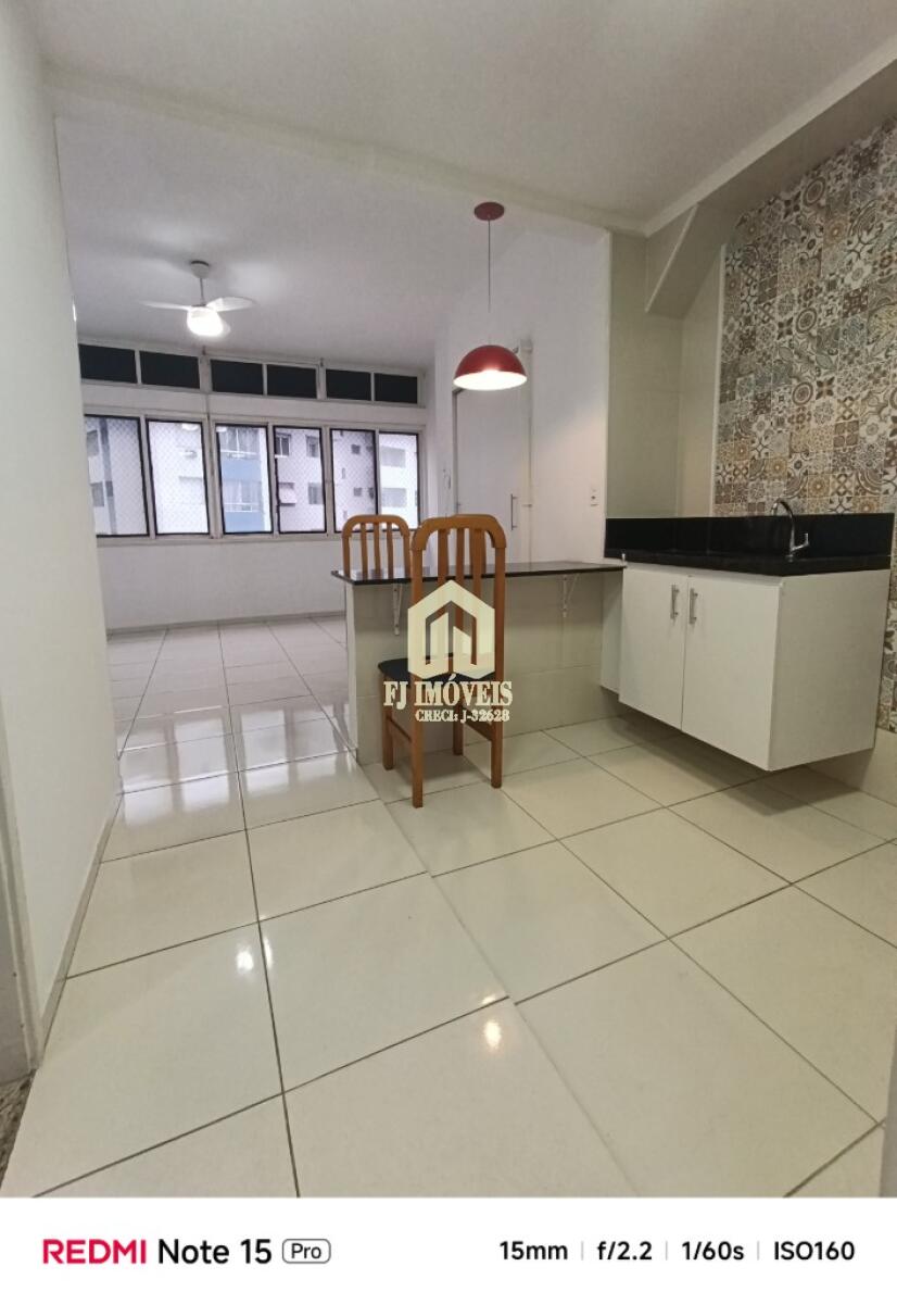 Apartamento com 1 quarto e 32 m² em Centro, São Vicente