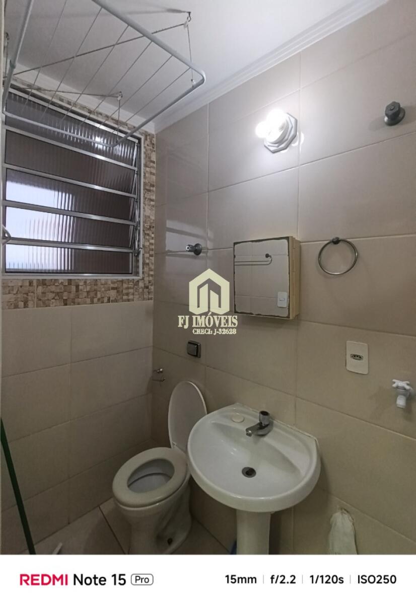 Apartamento com 1 quarto e 32 m² em Centro, São Vicente