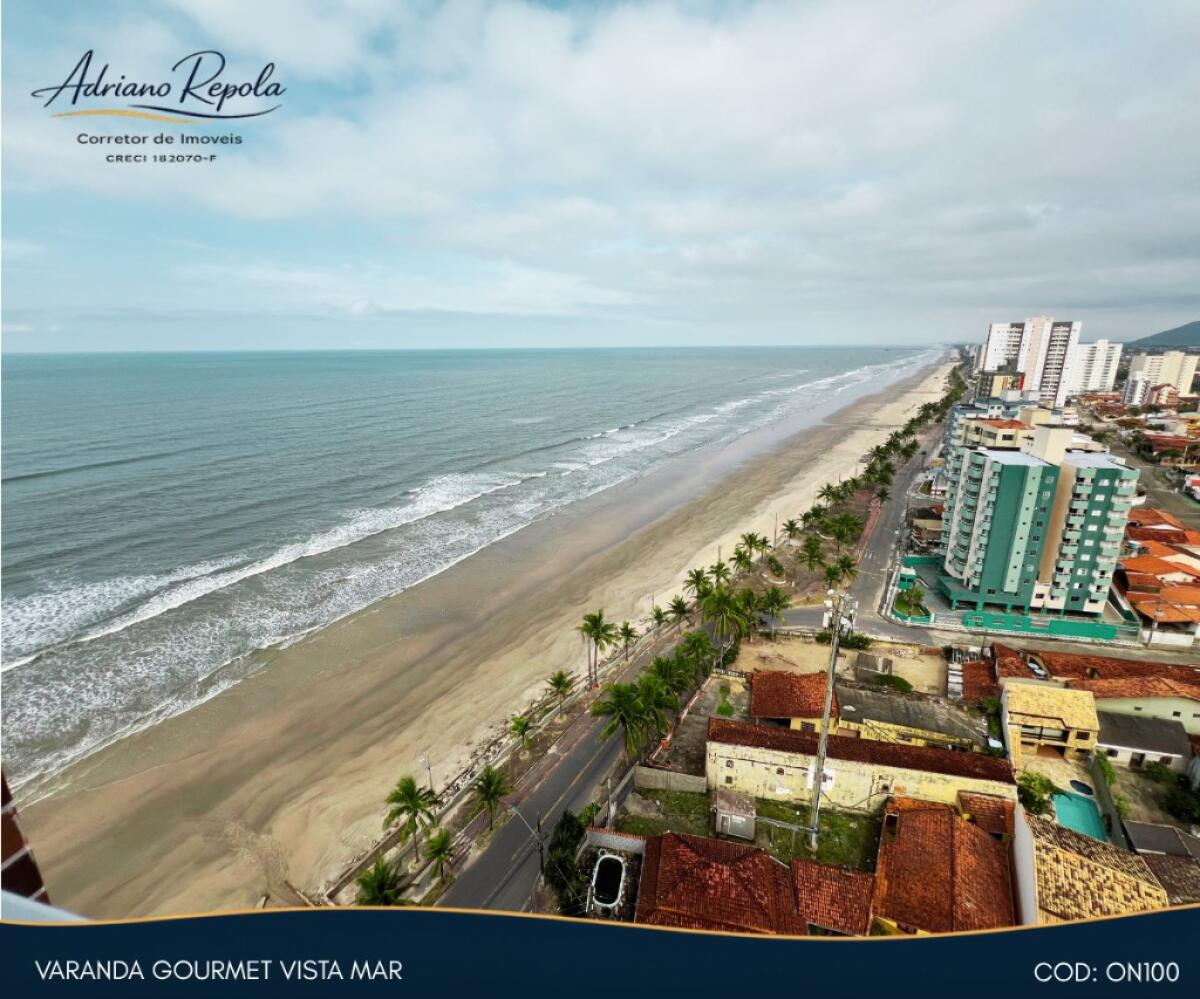 Apartamento com 2 quartos e 75 m² em Centro, Mongaguá