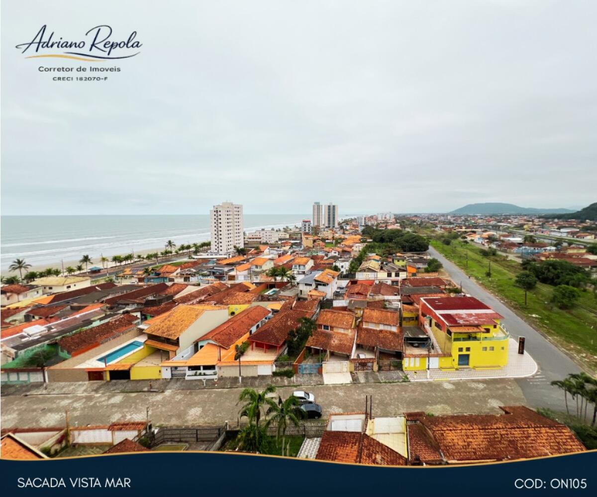 Apartamento com 2 quartos e 60 m² em Centro, Mongaguá