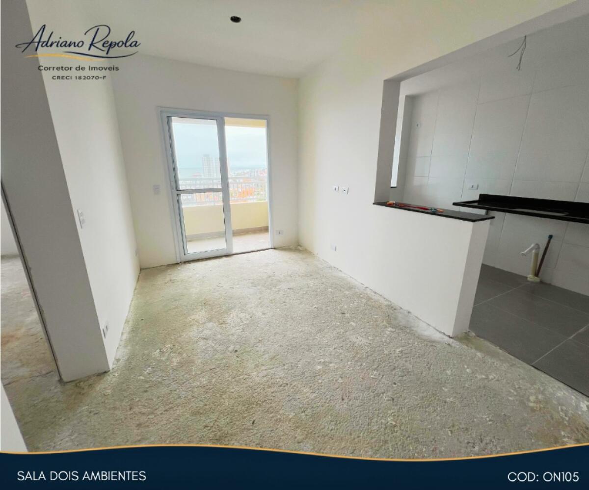 Apartamento com 2 quartos e 60 m² em Centro, Mongaguá