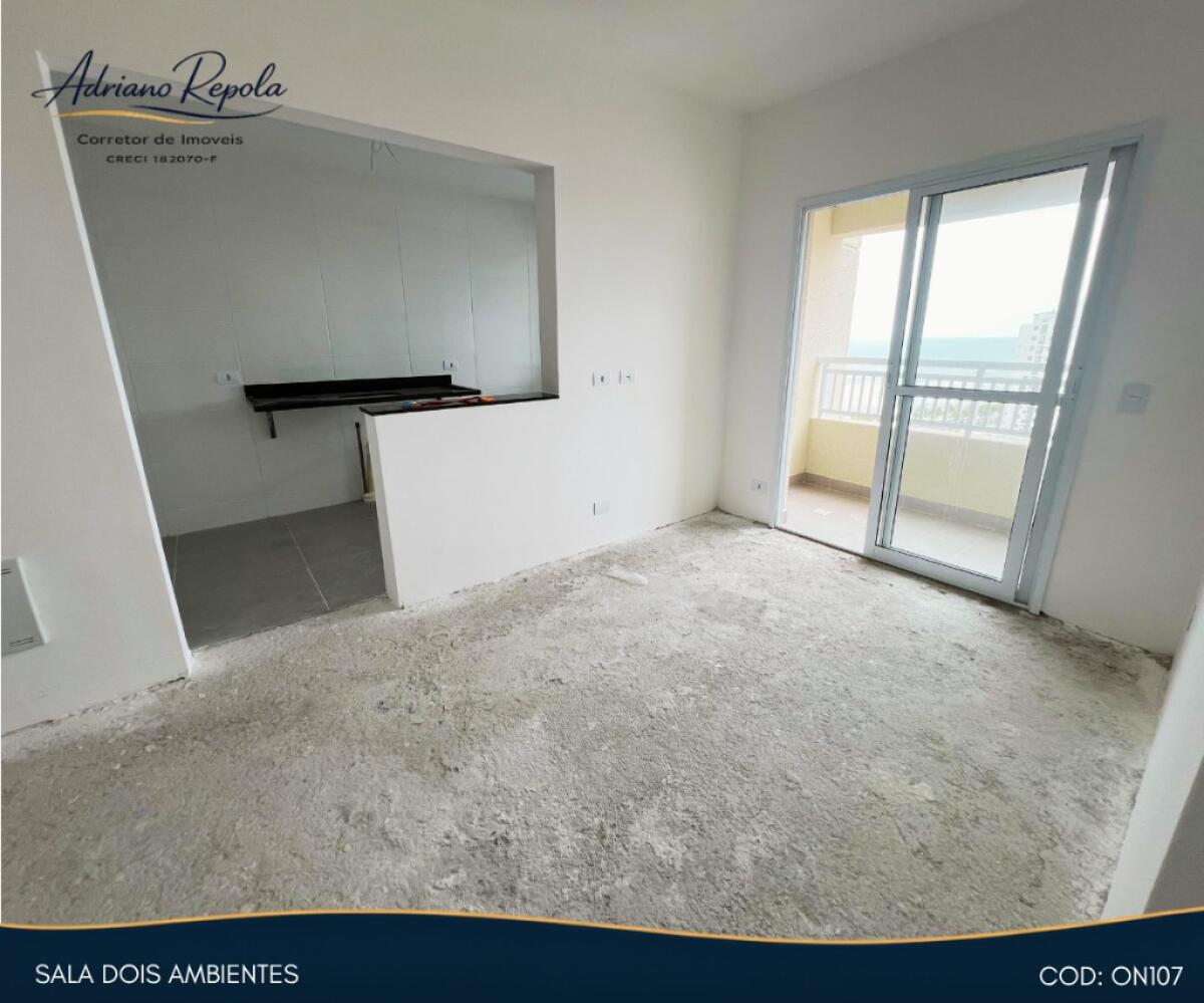 Apartamento com 2 quartos e 60 m² em Centro, Mongaguá