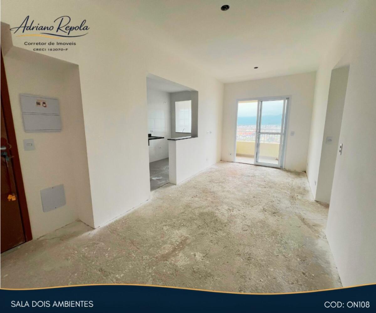Apartamento com 2 quartos e 60 m² em Centro, Mongaguá