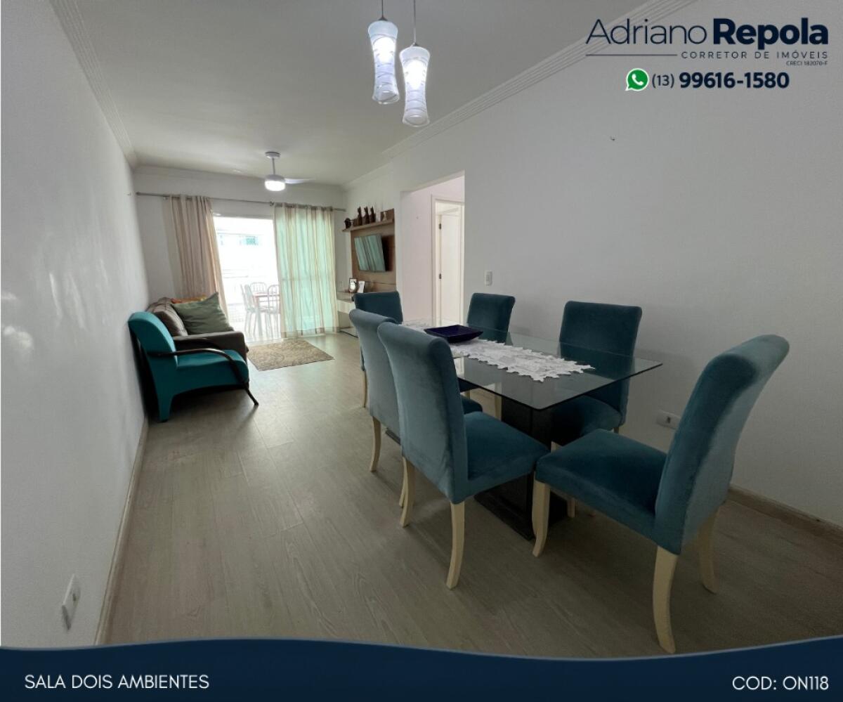 Apartamento com 2 quartos e 82 m² em Centro, Mongaguá