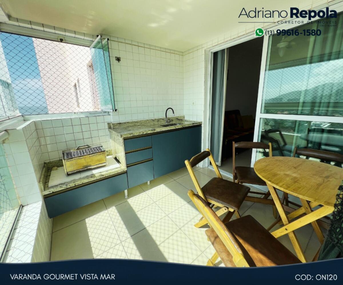 Apartamento com 2 quartos e 70 m² em Centro, Mongaguá