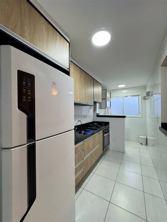 Apartamento com 1 quarto e 57 m² em Vila Guilhermina, Praia Grande
