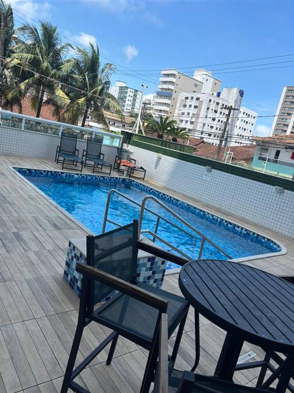 Apartamento com 1 quarto e 59 m² em Vila Guilhermina, Praia Grande