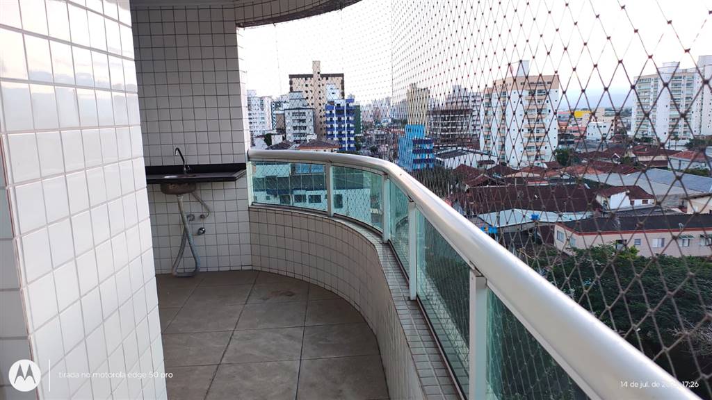 Apartamento com 3 quartos e 104 m² em Vila Guilhermina, Praia Grande