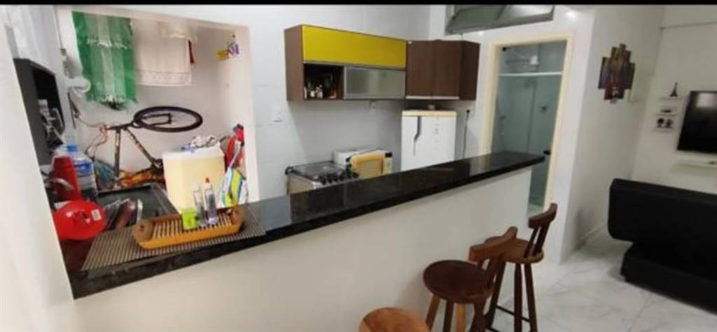 Apartamento com 1 quarto e 30 m² em Vila Guilhermina, Praia Grande