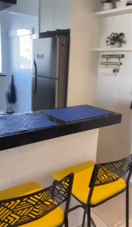 Apartamento com 1 quarto e 45 m² em Vila Guilhermina, Praia Grande