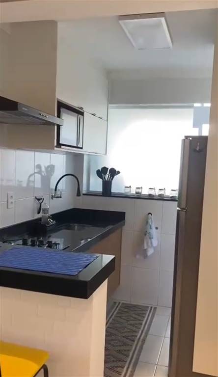 Apartamento com 1 quarto e 45 m² em Vila Guilhermina, Praia Grande