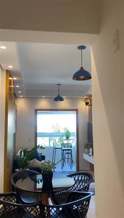 Apartamento com 1 quarto e 45 m² em Vila Guilhermina, Praia Grande