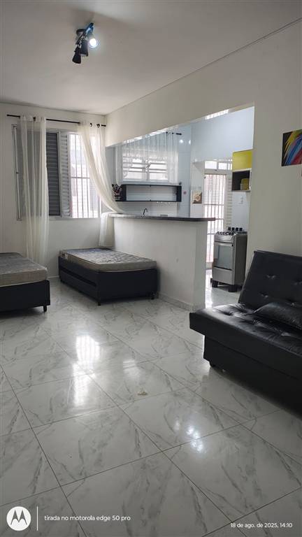 Apartamento com 1 quarto e 35 m² em Vila Guilhermina, Praia Grande