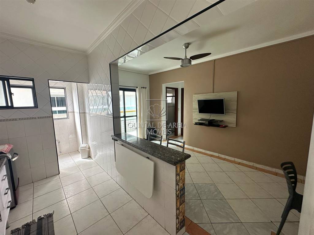Apartamento com 1 quarto e 56 m² em Boqueirão, Praia Grande