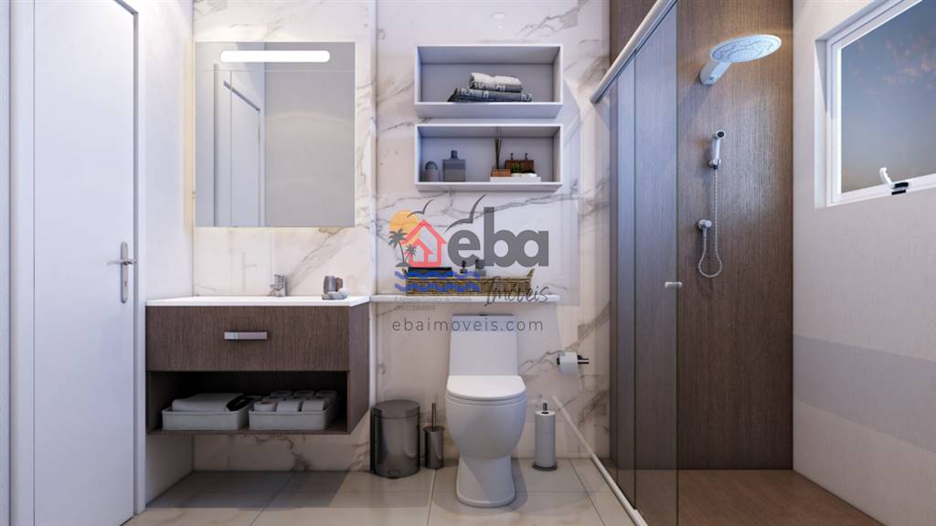 Apartamento com 2 quartos e 75 m² em Vila Guilhermina, Praia Grande