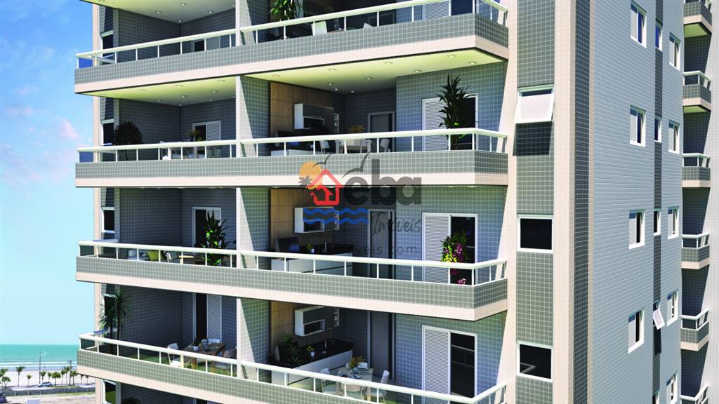 Apartamento com 2 quartos e 75 m² em Vila Guilhermina, Praia Grande