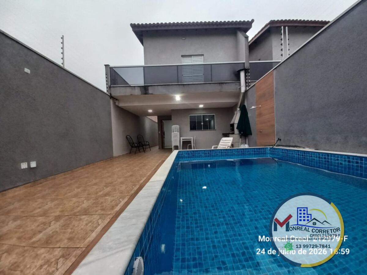 Casa com 4 quartos e 115 m² em Centro, Mongaguá