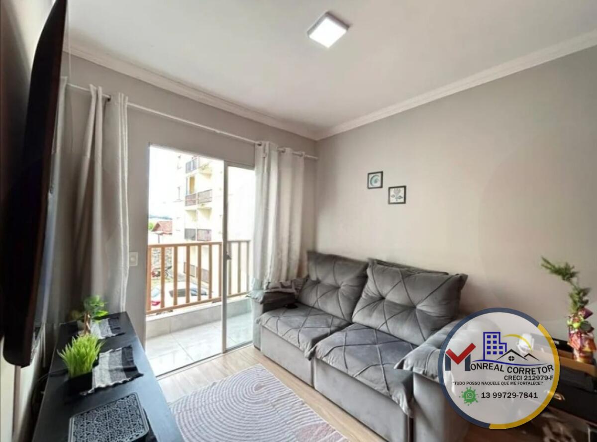 Apartamento com 1 quarto e 52 m² em Centro, Mongaguá