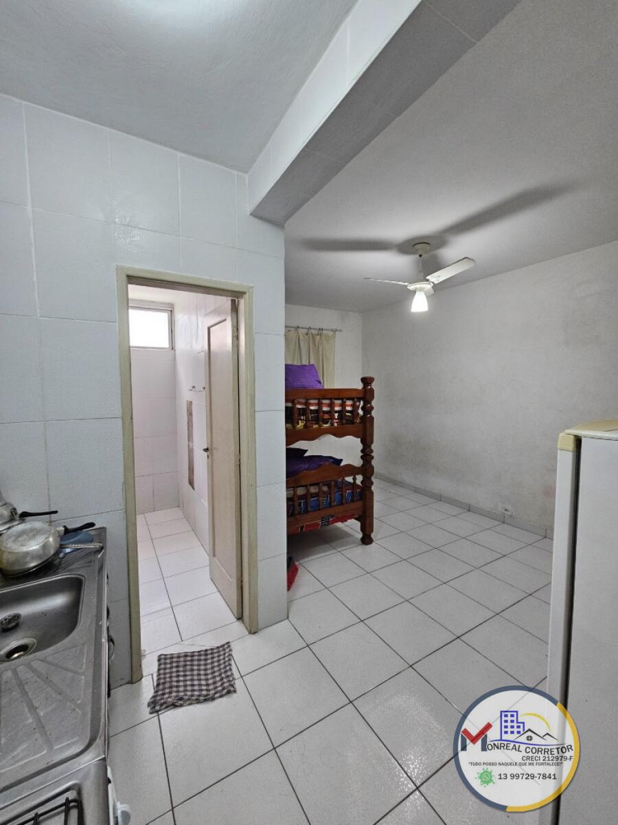 Apartamento com 1 quarto e 25 m² em Centro, Mongaguá