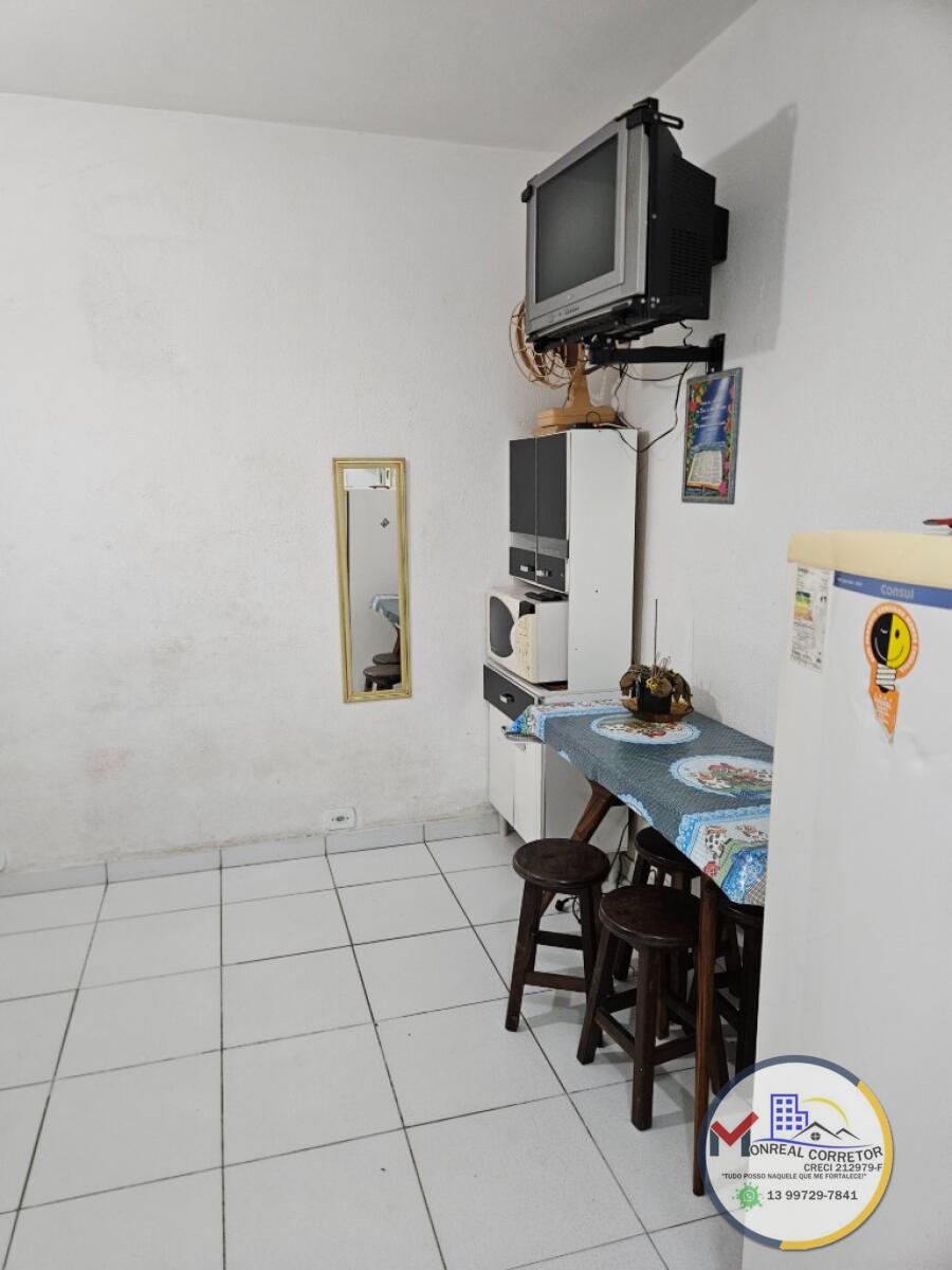 Apartamento com 1 quarto e 25 m² em Centro, Mongaguá
