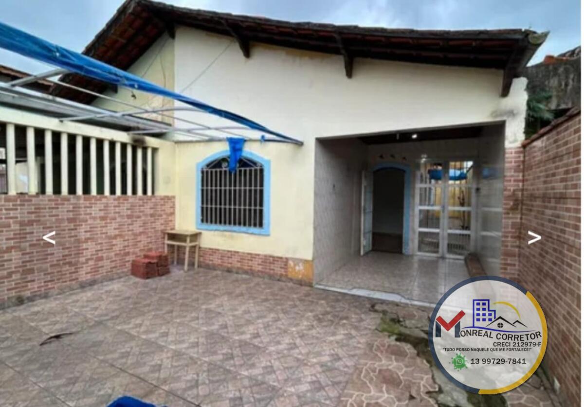 Casa com 2 quartos e 59 m² em Centro, Mongaguá