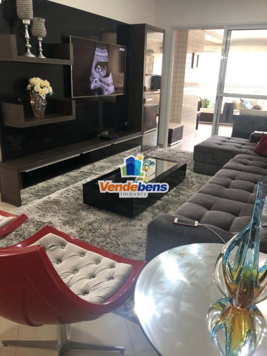Apartamento com 3 quartos e 157 m² em Vila Guilhermina, Praia Grande