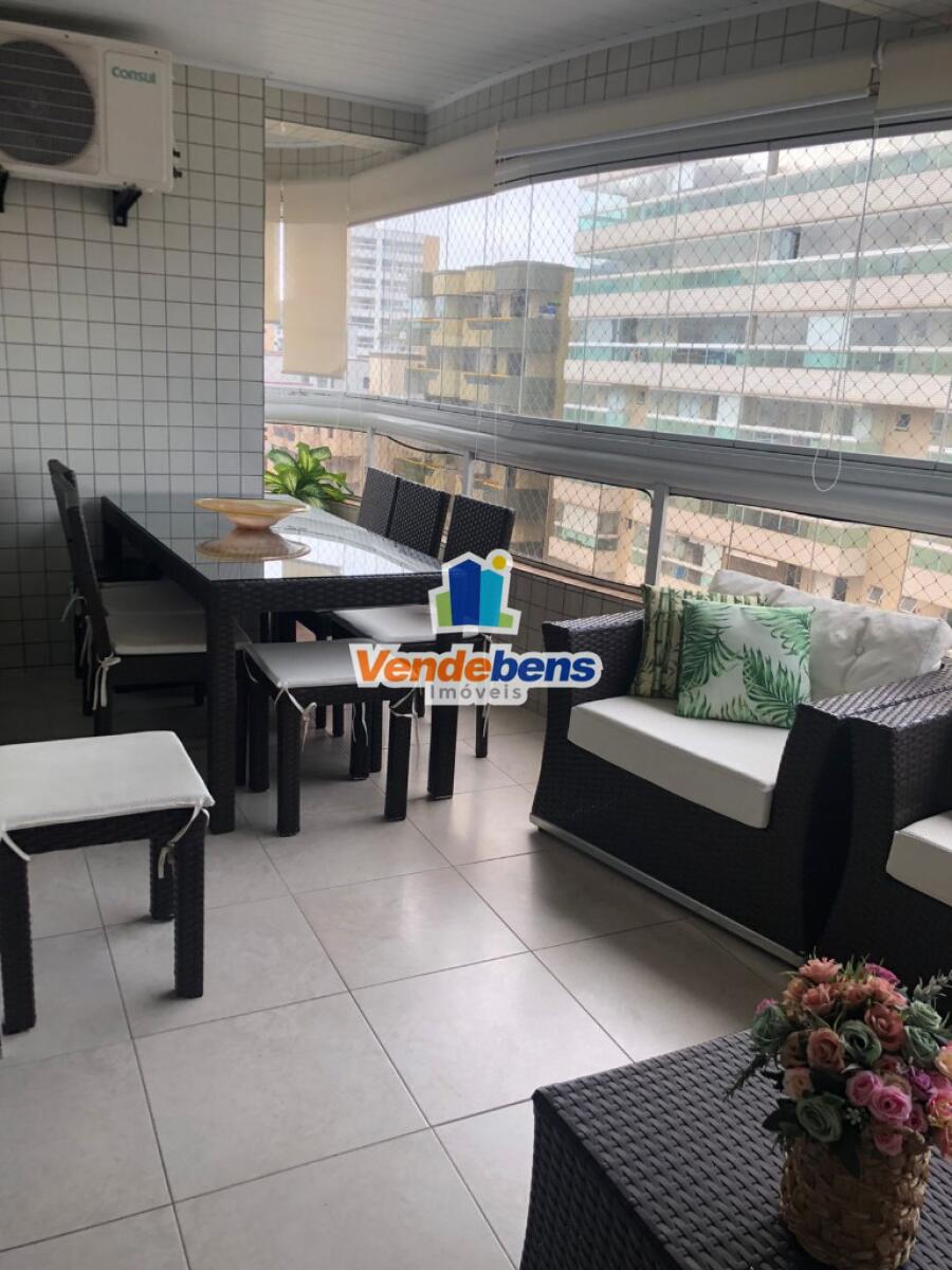 Apartamento com 3 quartos e 157 m² em Vila Guilhermina, Praia Grande