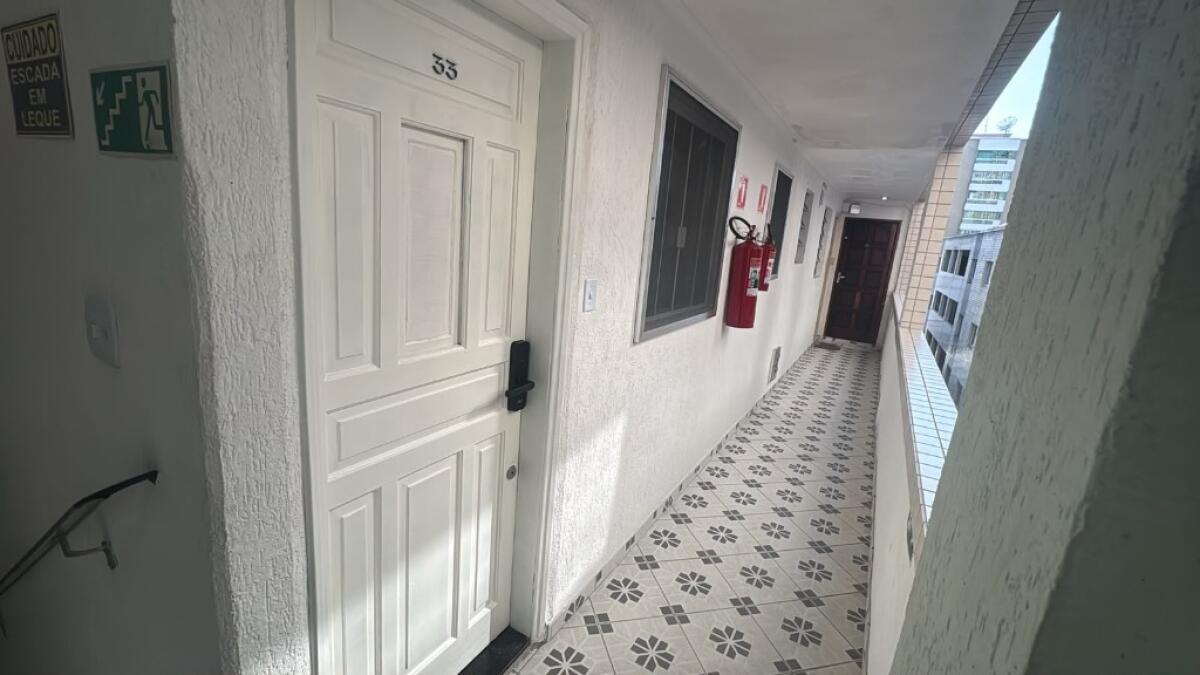 Apartamento com 1 quarto e 30 m² em Boqueirão, Praia Grande