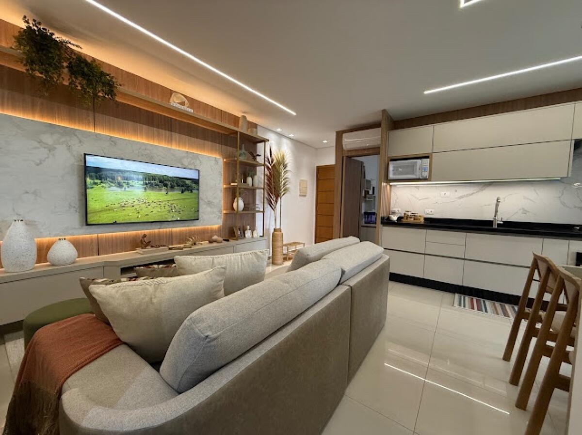 Apartamento com 3 quartos e 143 m² em Boqueirão, Praia Grande