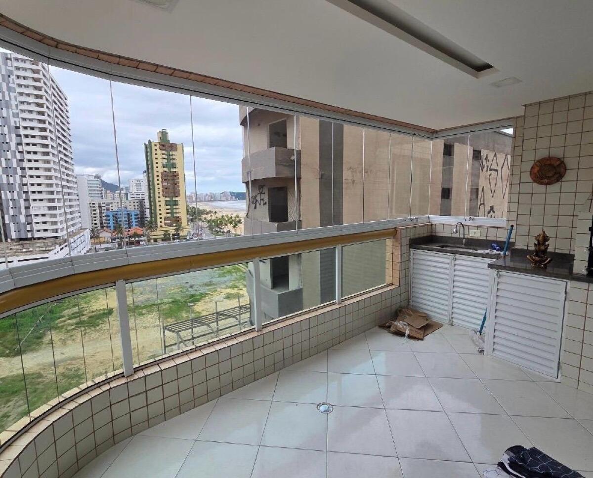 Apartamento com 2 quartos e 75 m² em Boqueirão, Praia Grande