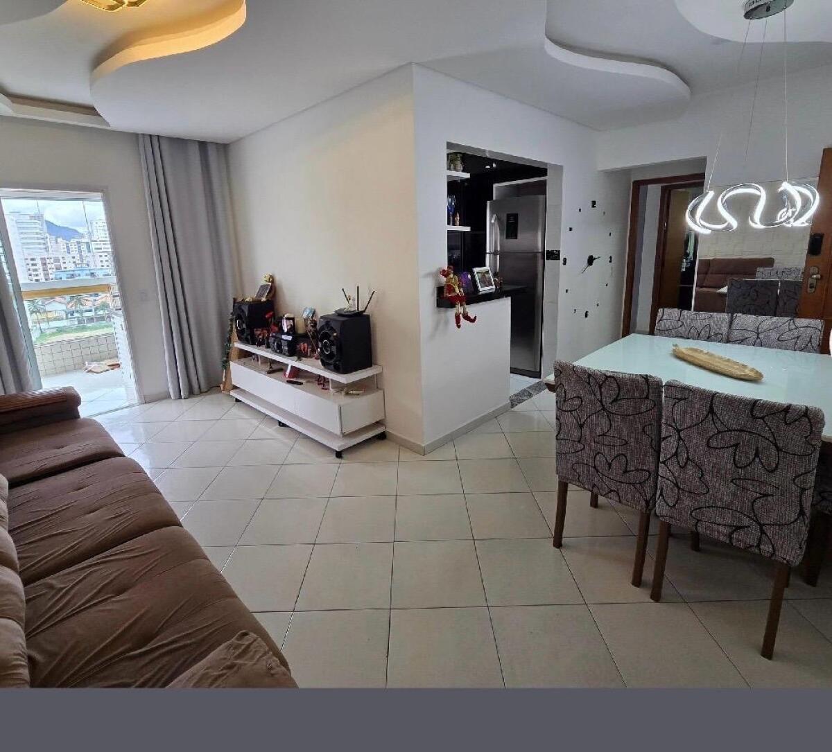 Apartamento com 2 quartos e 75 m² em Boqueirão, Praia Grande