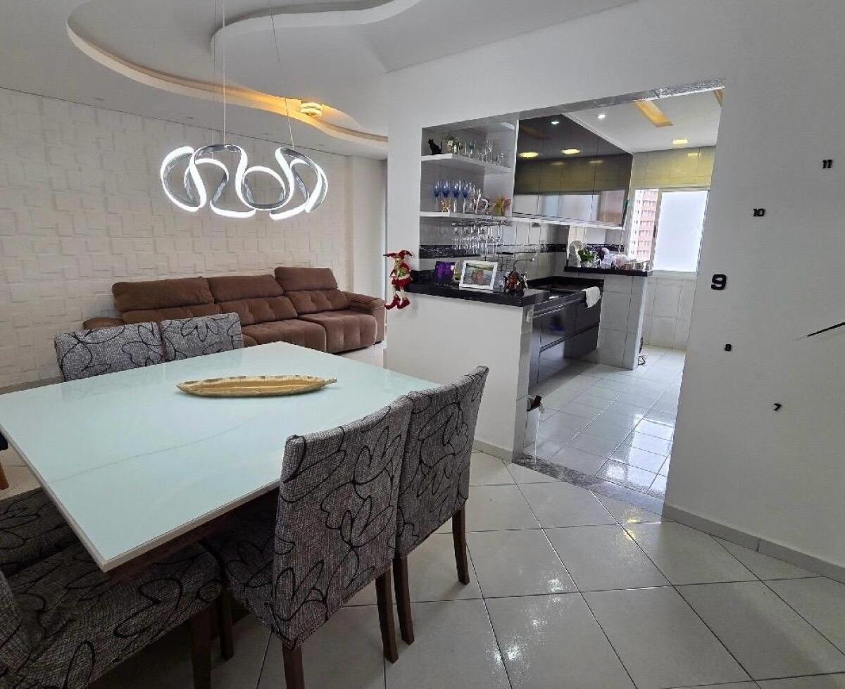 Apartamento com 2 quartos e 75 m² em Boqueirão, Praia Grande