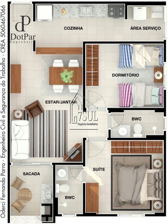 Apartamento, 2 quartos, 55 m² - Foto 17