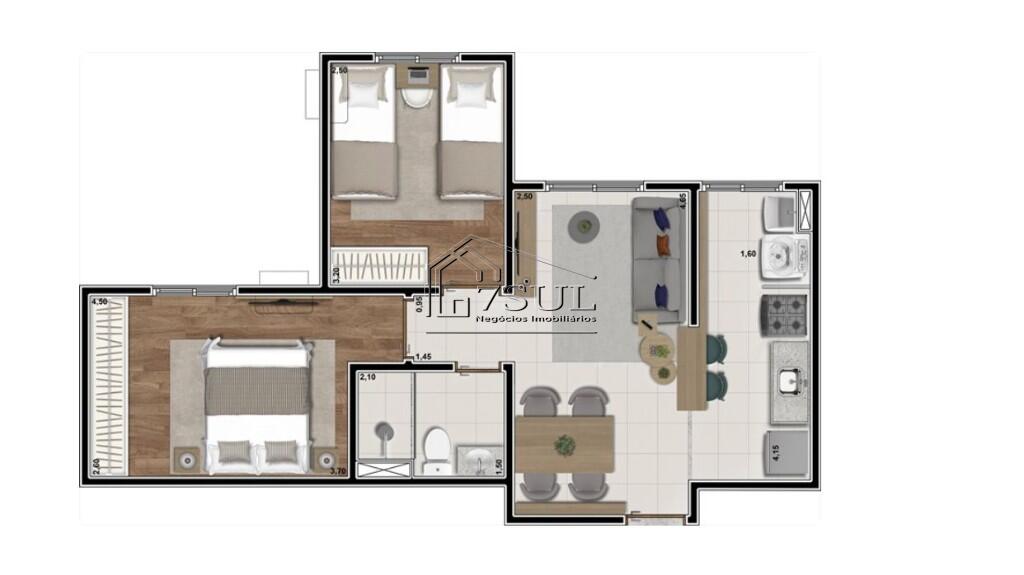 Apartamento, 2 quartos, 48 m² - Foto 15