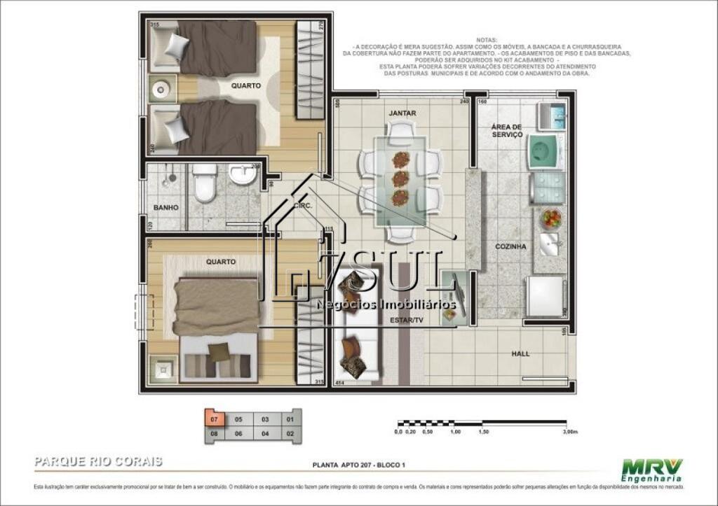 Apartamento, 2 quartos, 45 m² - Foto 16