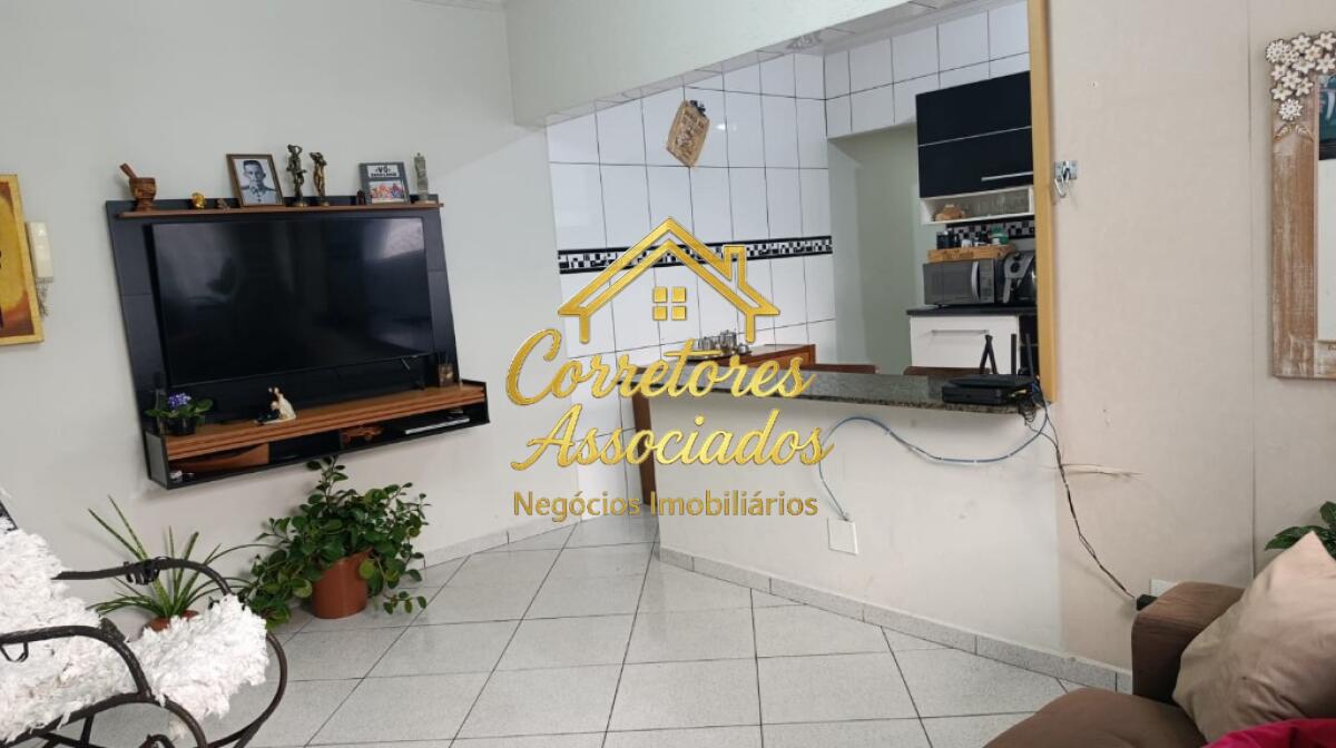 Apartamento com 2 quartos e 60 m² em Boqueirão, Praia Grande